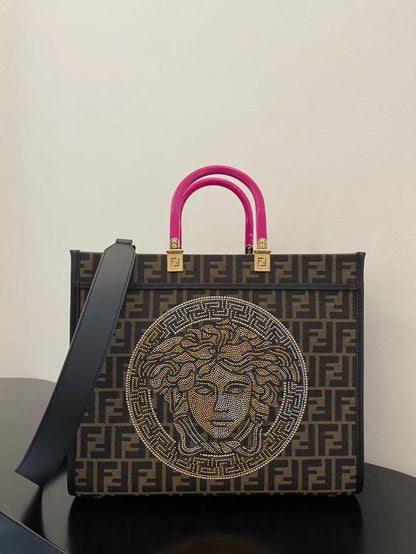 Fendi+Versace Tote Bag