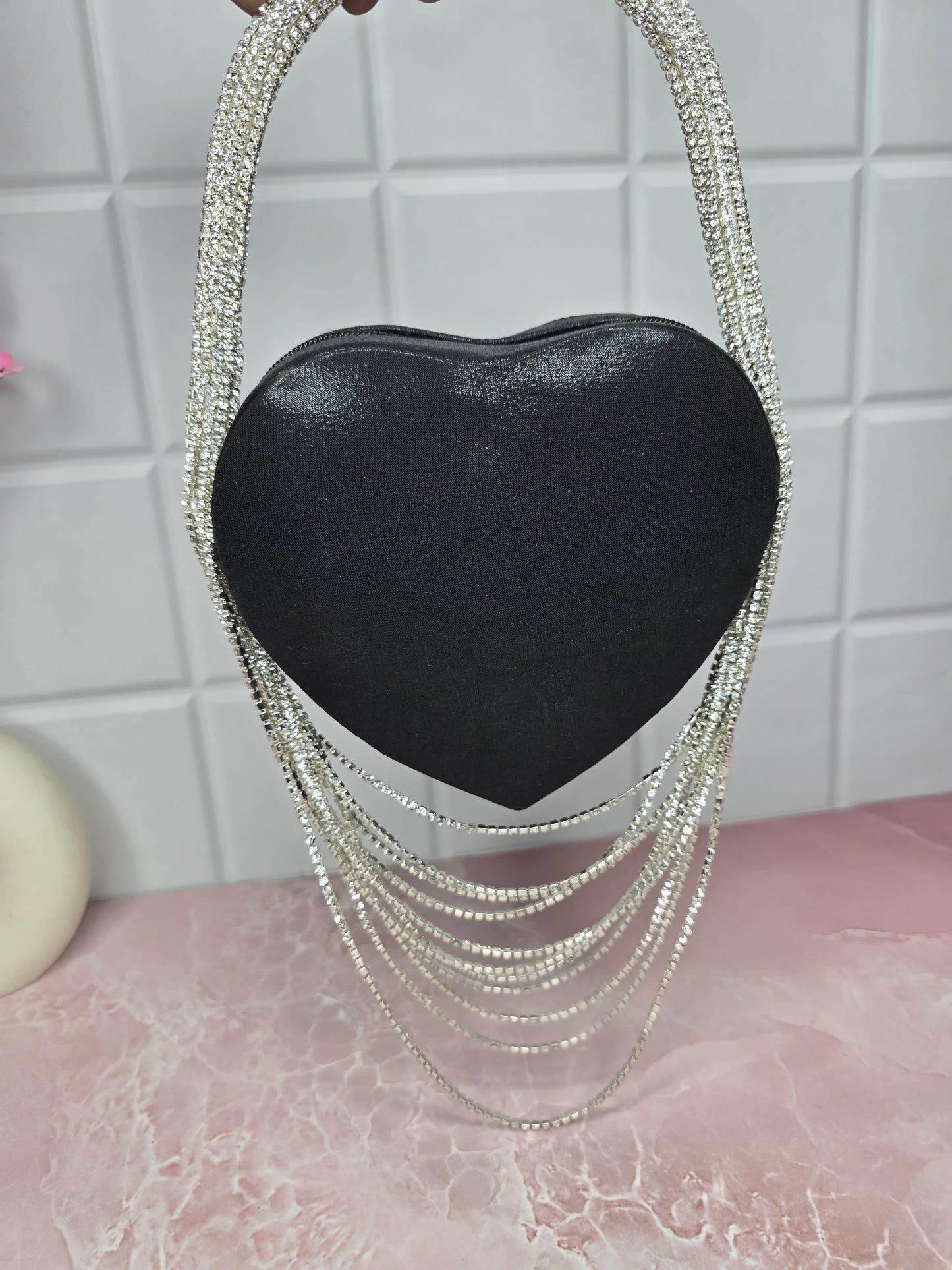 Branded Heart Clutch Bags