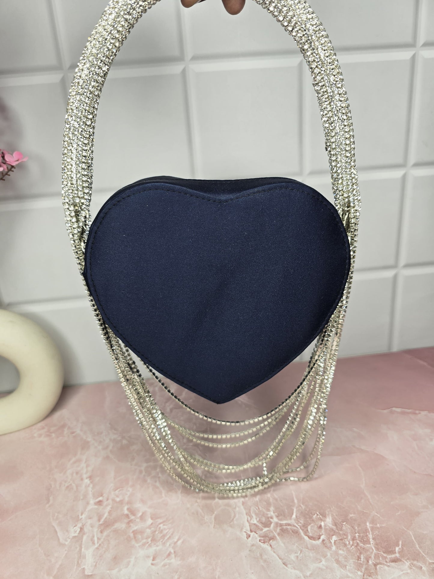 Branded Heart Clutch Bags