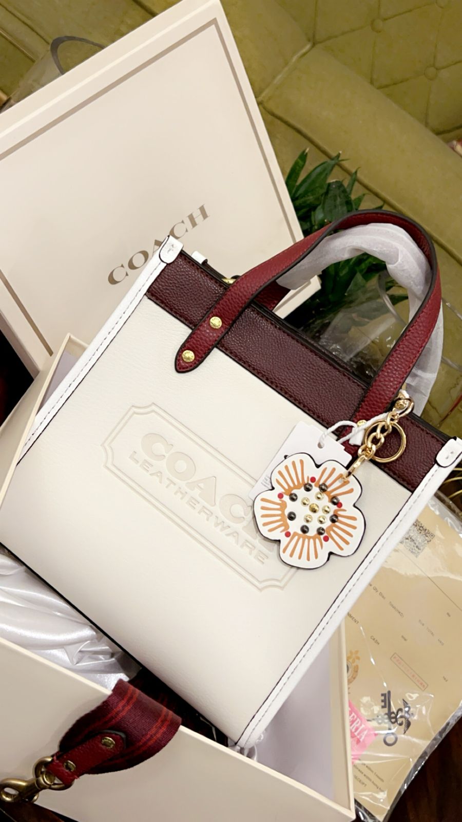 Coach Vertical Tote